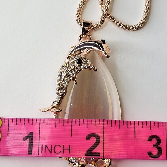 Dolphin Pendant Necklace - Picture 6 of 8